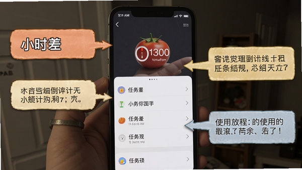 Сʱ���ֻ��˲��������ͼ��չʾ�����ӵ���ʱ�������б�������ʹ�ý̳̱�ע