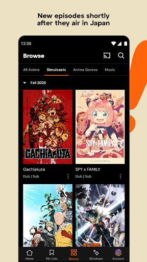 Crunchyroll����app���°汾(ŷ����bվ)��ͼ