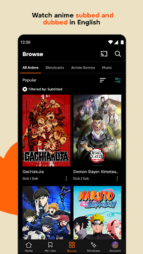 Crunchyroll����app���°汾(ŷ����bվ)��ͼ