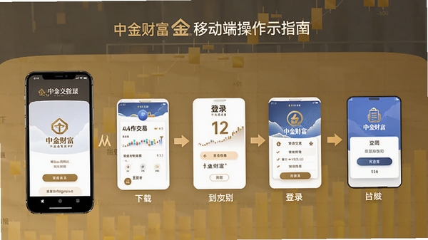 �н�Ƹ�App�ƶ��˲���ָ��ʾ��ͼ��չʾ�ֻ���Ļ�ϴ����ذ�װ����¼���׵��������̲��裬�н�Ƹ�Ʒ�Ʊ�ʶ�ᴩʼ�գ�����Ϊ������ָ�����