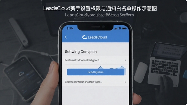 LeadsCloud��������Ȩ����֪ͨ����������ʾ��ͼ���ֻ���Ļ��ʾ���ý��棬��������LeadsCloud�ڶ���
