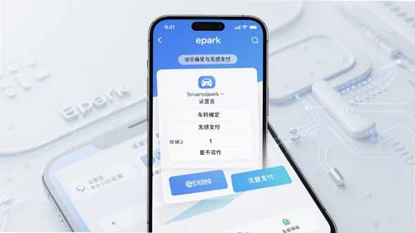epark�ƶ��˲��������ͼ��չʾ���ư����޸�֧������ҳ�棬�ֻ���Ļ������ʾ���ò��裬����Ϊ����ǳɫ�Ƽ����ͻ��epark���ܰ�ť