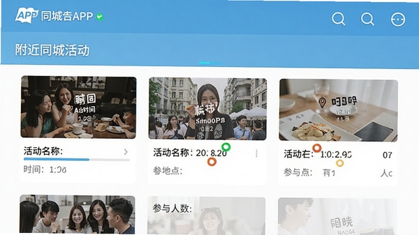 ����APPͬ�ǻҳ�棬չʾ�����Ļ�б�����������ơ�ʱ�䡢�ص�Ͳ�����������������