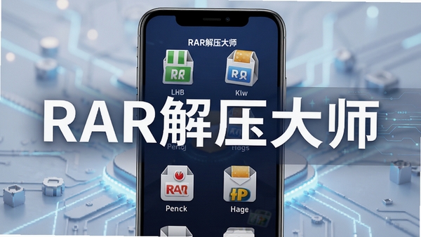 RAR��ѹ��ʦ�ֻ���ȫ��ʽ��ѹ����չʾ���棬����UI��ƣ�չʾ����ѹ����ͼ���������У��������Ƽ��У�ͻ����������RAR��ѹ��ʦ