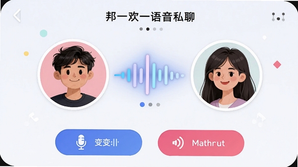 ��˵��һ��һ����˽�Ľ��棬��λ�û�ͷ��֮����ʾ�������Ӷ���������ײ��б�������Ч��ť�����������ữ