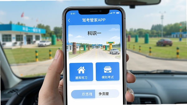 �ݿ��ܼ�APP����չʾͼ���ֻ���Ļ����ʾ��Ŀһģ�⿼�Խ��棬��ɫ�����񣬱���Ϊ��Уѵ������ͻ�������ϰ��ģ�⿼�Թ��ܣ�������������
