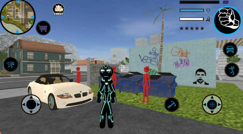 ��ɫ���������������Ӣ��(Stickman NEON)��ͼ0