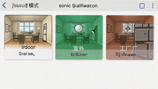 �ֱ�����sonic����ģʽѡ������ͼ��չʾ���ڡ����⡢������ģʽѡ��