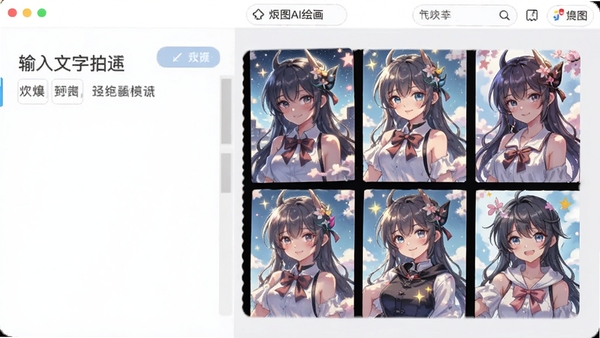 ��ͼAI�滭���ɽ��棬չʾ�����������������ɶ��ž�������Ԫ���ͼƬ�Ĺ��̣��������Ѻ�