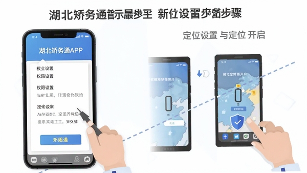 ��������ͨAPP���ֲ���ָ��ʾ��ͼ��չʾȨ�������붨λ�������裬������˵ı�ƽ�����