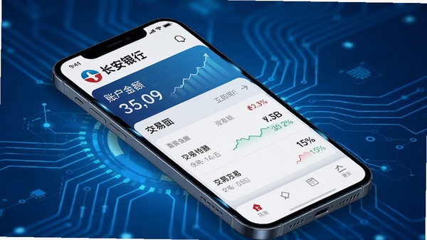 ����bank�ֻ����н��棬��ɫ�Ƽ��б�����չʾ�˻����ͽ����б����ֻ���Ļ������ʾ�������ڷ��