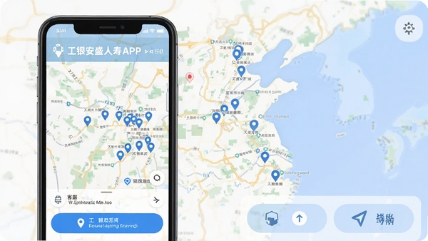 ������ʢ����APP��������ҳ�棬��ͼ�ϱ�ע�������λ�ã��ֻ�������ʾ�ͷ���ϵ��ʽ�뵼����ť���������ʵ��