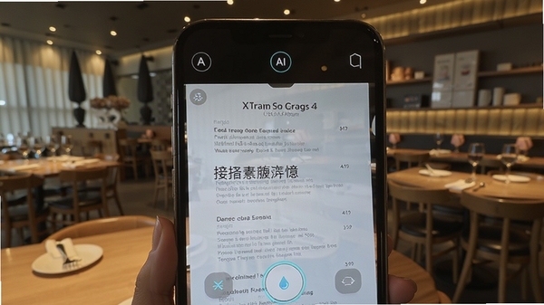 AI Xtrans�������շ��빦�ܽ���չʾ���ֻ���׼Ӣ�Ĳ˵�����Ļ����ʾ���ķ�����������Ϊ�����������Ƽ���UI���