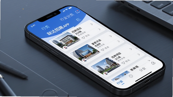�մ�����APP����չʾ���ֻ���Ļ�г���������Ŀ�б�����ҵ���ർ��������ִ���UI��Ʒ��������ɫ����������Ⱦ