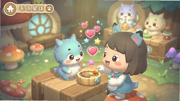 ëë������Ϸ�ڻ����������û����ڸ�ëëС����ιʳ����Ļ��Ʈ�Ű��ĺ�������Ч��ɫ����Ϳɰ����������ɻ�������ܰ��Χ