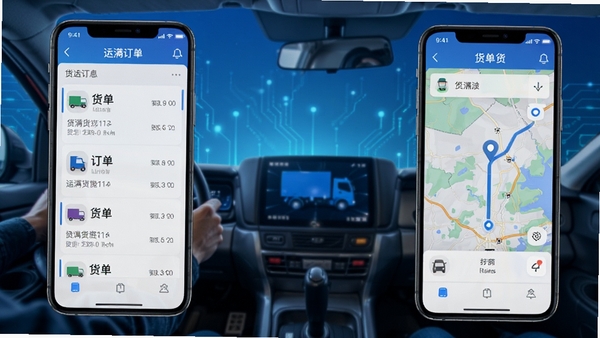 ������˾��APP����չʾ���ֻ���Ļ����ʾ���˶����б��͵�ͼ��������ɫ�Ƽ��б�����רҵ���˳���������UI���ͼ
