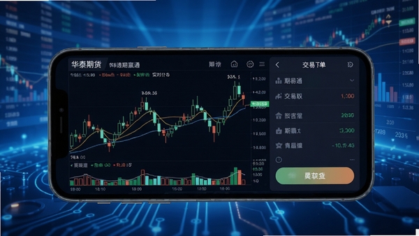 ��̩�ڻ���Ӯͨ�ֻ�APP����չʾ����ʾʵʱ����K��ͼ�ͽ����µ���壬��ɫ�Ƽ��б��������ڽ��׳���