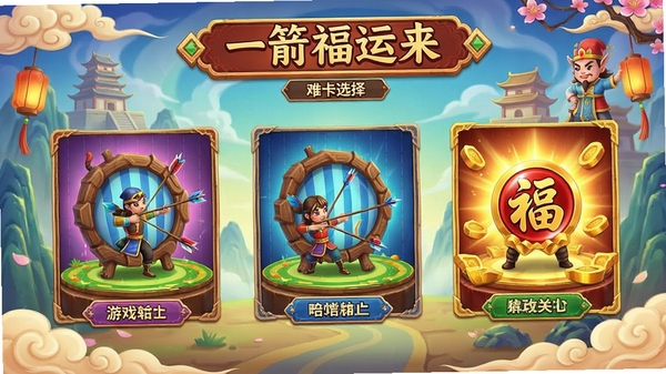 һ����������Ϸ�ؿ�ѡ����棬չʾ��ͬ�Ѷȵ�����ؿ��͸������ⱳ��