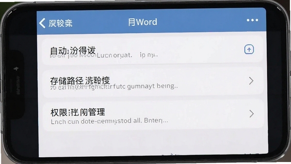 Word�ֻ������ý����ͼ����ʾ�Զ����桢�洢·����Ȩ�޹�����ѡ�������ˬ