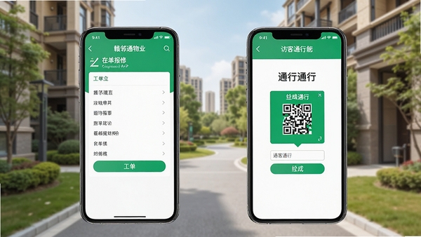 ����ͨ��ҵAPP���ܽ����ͼ��չʾ���߱��޺ͷÿ�ͨ�й��ܣ��ֻ���Ļ��ʾ�����ύ��ͨ��������ҳ�棬������������