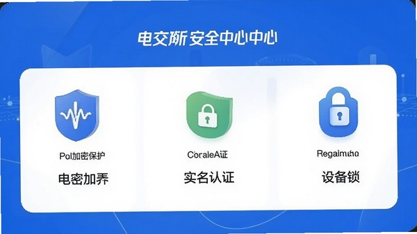 �罻��APP��ȫ���Ľ��棬չʾ���ؼ��ܱ�����ʵ����֤���豸���Ȱ�ȫ����ͼ�꣬���ְ�ȫ�ɿ���Ʒ������