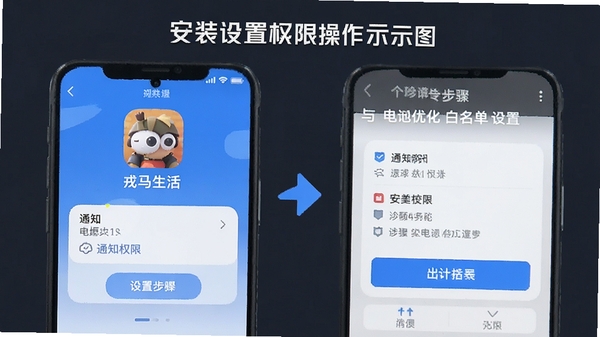 ��������app��װ����Ȩ�޲���ʾ��ͼ��չʾ֪ͨȨ�������Ż����������ò���