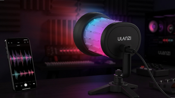 Ulanzi Creator�����ɶ�ģʽ�µ�AI��ͼ��ʾ�ʣ�һ��谵�Ĵ������ڣ�Ulanzi��Ӱ���������ֽ���任�������Ͻ����Ч���ֻ���Ļ��ʾ�ɶ����Σ������Χ�����ſ�