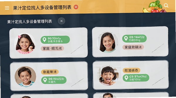 ��֭��λ���˶��豸�����б����棬��ʾ�����ͥ��Աͷ��͸���λ��״̬��ǩ