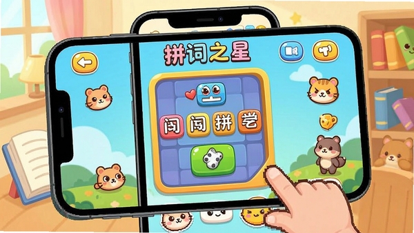 ƴ��֮���ֻ�����չʾ���ɰ���ͨ��񣬵���ƴд���ػ��棬����ɫ�ʣ�ѧϰ��ΧŨ��