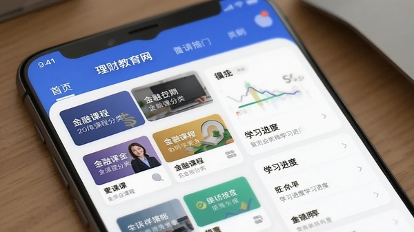 ���ƽ�����APP��ҳչʾ���ڿγ̷�����ѧϰ���Ƚ���