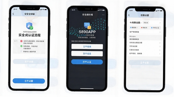 5890APP�ƶ��˲��������ͼ��չʾʵ����֤������Ȩ������ҳ�棬�ֻ���Ļ������ʾ��ȫ��ʾ�������ť���������