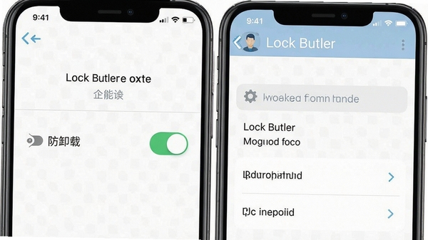 Lock ButlerӦ�������ܽ����ͼ��չʾ��ж�ؿ��غ�����ģʽ����ѡ��ֻ�����������