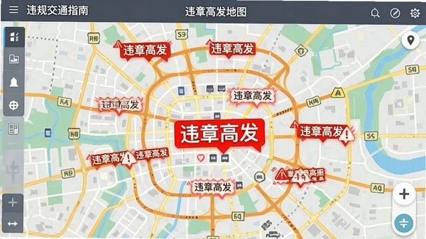 Υ�潻ָͨ�������е�Υ�¸߷���ͼ���棬��ʾ���е�·�����ɫ��ʾ��ǣ���ע��Υ�¸߷������������Ϊ��ƽ����ͼ���