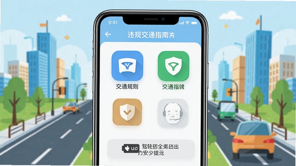 Υ�潻ָͨ������������չʾ���ֻ���Ļ��ʾ��ͨ�������ͼ���밲ȫ��ʻ��ʾ������Ϊ���е�·�廭�����������