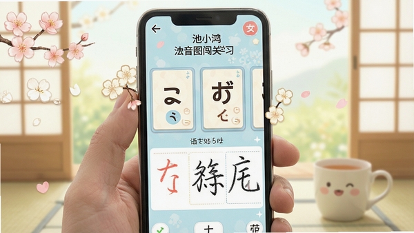 ��С��������ʮ��ͼ����ѧϰ���棬�ֻ���Ļ��ʾƽ������Ƭ����д�������������ʽ����������ɫ��