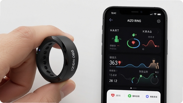 AIZO RING���ܽ�ָ�����ֻ�APPչʾ�������ݼ�����