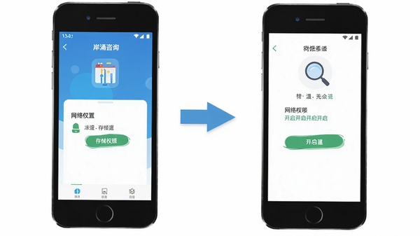 ��ӿ��ѯapp�ƶ��˰�װ��Ȩ�����ò�������ͼ���ֻ���Ļ��ʾ�洢Ȩ��������Ȩ�޿������棬������������ƽ����Ʒ��