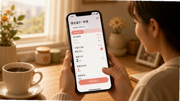 一些事一些情软件温馨界面展示,情侣共同记账与恋爱纪念日提醒场景