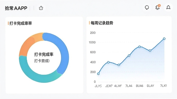 ʰ��APP����ͳ��ҳ�棬չʾ������ʻ���ͼ��ÿ�ܼ�¼��������ͼ��������ˬ