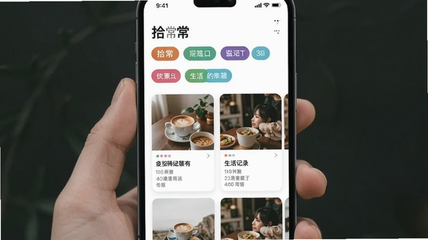 ʰ��APP��ǩɸѡ���ܽ��棬չʾ�����ɫ��ǩ�Ͷ�Ӧ�������¼��Ƭ����������