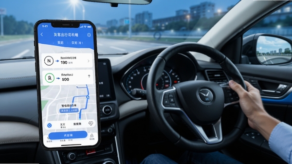 ���ͳ���˾�����ֻ�APP����չʾ�����ɵ�ϵͳ��ʵʱ�������ܣ�˾���ڳ���ʹ���ֻ��ӵ��������Ƽ�����ɫ��