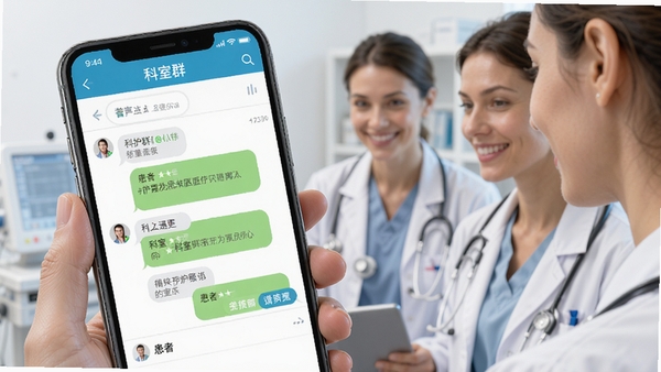 e��ͨҽ�����Ŷ�ͨѶ���棬�ֻ���ʾ����Ⱥ�ĺͻ��߱�ǩ��ҽ����Ա���ڽ��������רҵ