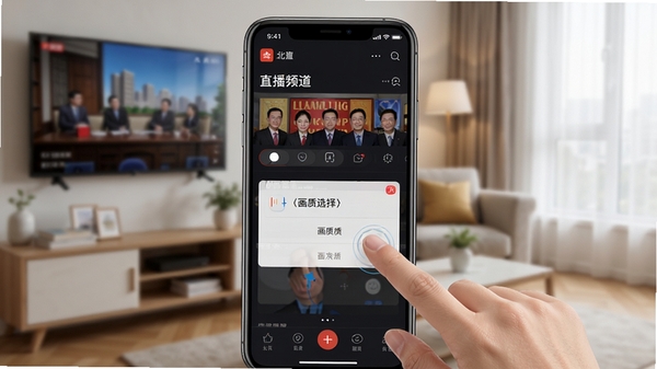 �������APP�ƶ��˲��������ͼ��չʾֱ��Ƶ���л��뻭��ѡ��˵�����ָ�����Ļ�Ľ���ʾ�⣬����Ϊ�Ҿӿ���������ͻ����ݲ�������廭������