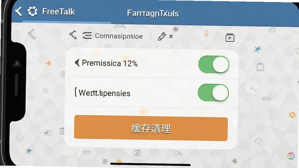 FreeTalk������˷�Ȩ��������洢���������ͼ���ֻ���ĻչʾȨ�޿����뻺��������ť������Ϊ��๤�߷��
