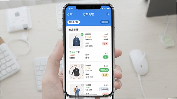 �����̻���APP���ܽ����ͼ��չʾ��Ʒ�����б��Ͷ�������ҳ�棬�ֻ���Ļ������������ƷͼƬ���۸񡢿�������Լ�����״̬��ǩ��������ɫ������Ϊ�������רҵ�������ƶ��˸�Ч�������ص�