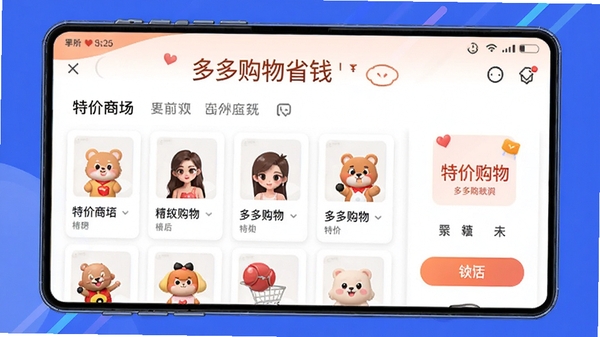 特价商城多多购物省钱界面展示