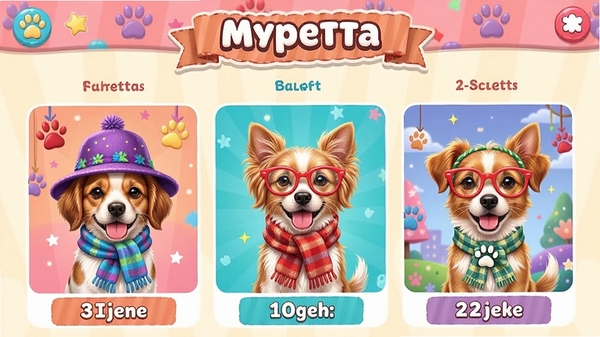 Mypettaװ���̵���棬չʾ���ֳ���ñ�ӡ�Χ�����۾��ͱ����������Դ���ͬ���Σ�����ɫ�ʷḻ
