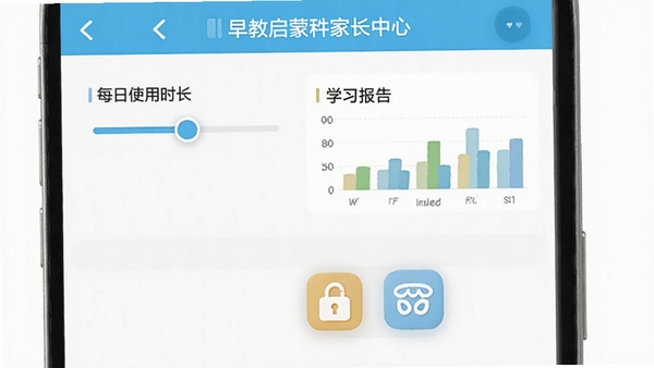 ������������ҳ��������ý��棬��ʾÿ��ʹ��ʱ�����顢ѧϰ����ͼ����������ͼ�꣬����������ֻ�����ҳ�棬�ʺϼҳ�������UI���