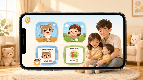 �����������������չʾ�������Ŀ�ͨ��񣬰������衢���¡���֪��Ƭ��ģ����ڣ��ʺ�ѧ��ǰ��ͯʹ�õ��ֻ�Ӧ�ý��棬��ܰ��ͥ������ɫ����ͣ�����UI���ͼ