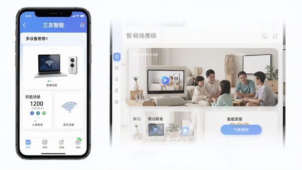 ��������APP��ҳչʾ���豸�������������ܳ�������Ч��ͼ